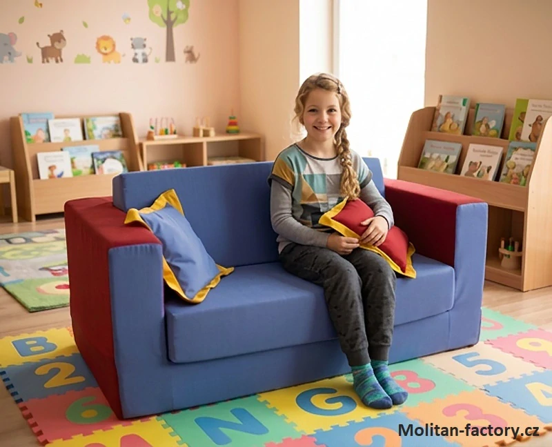 Molitanová sedačka rozkládací Linda - více variant