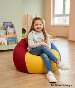Sedací pytel s polystyrenovými kuličkami - Oliver menší