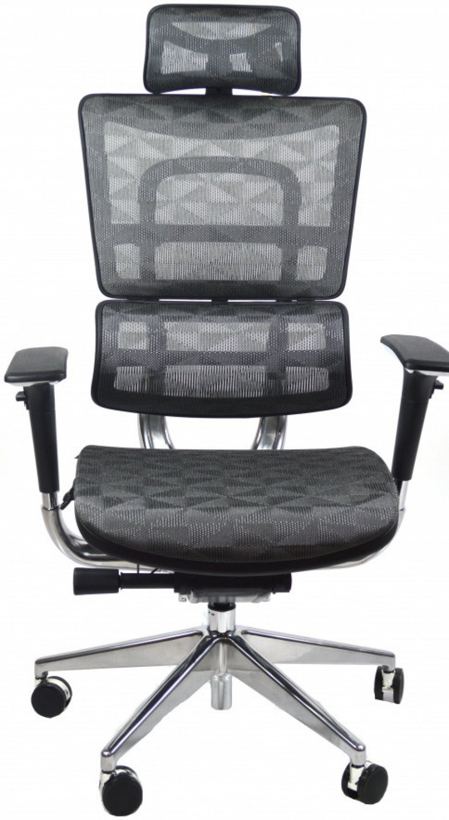 Kancelářská židle ORION JNS-801, černá sítovina W-51, elegantní černá kostra