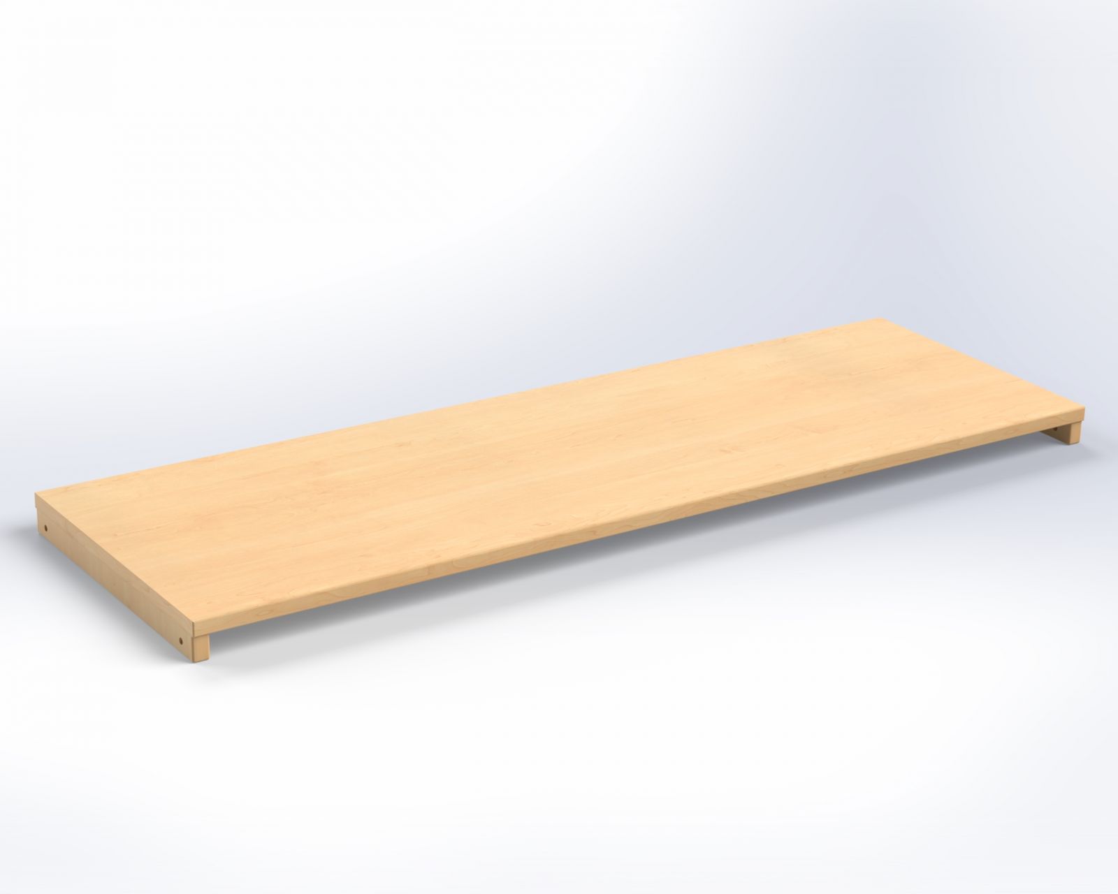 Obdélníková police MIKI PLUS 120 cm