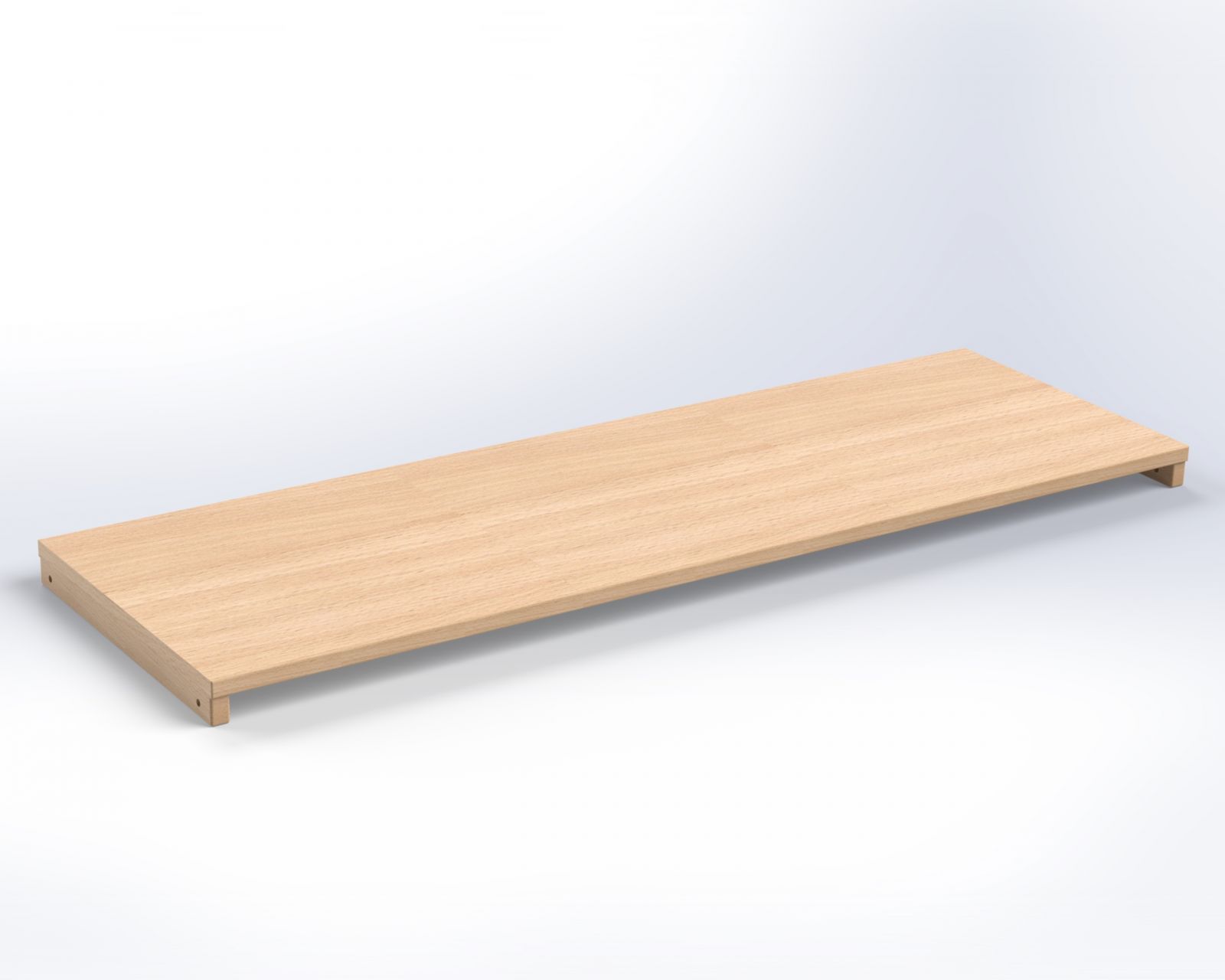 Obdélníková police MIKI PLUS 120 cm