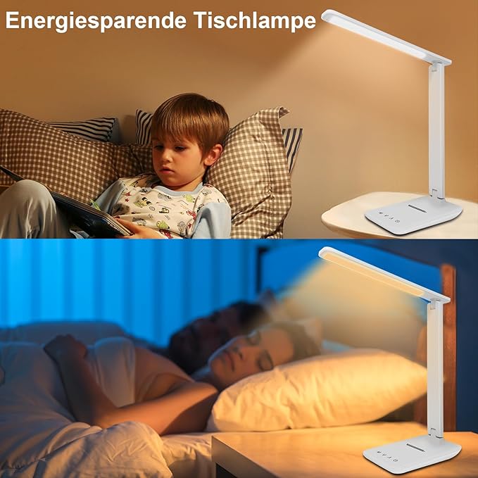 Kingma - Ergonomická stolní LED lampa stmívatelná s 5 barvami a 5 stupni jasu pro ochranu vašich očí