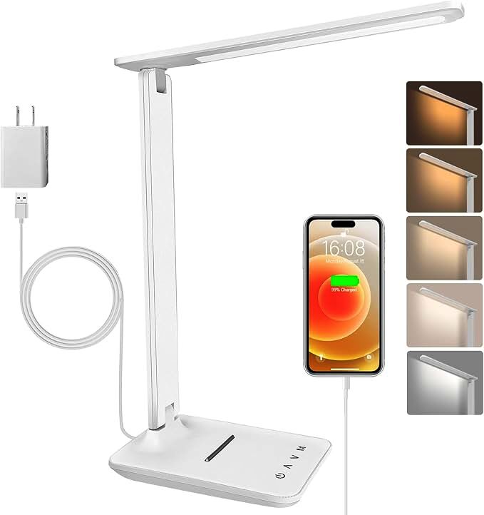 Kingma - Ergonomická stolní LED lampa stmívatelná s 5 barvami a 5 stupni jasu pro ochranu vašich očí