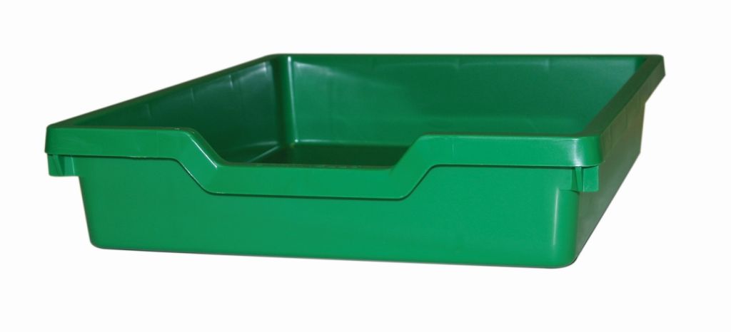 Dětský plastový úložný box zásuvka Single - zelená