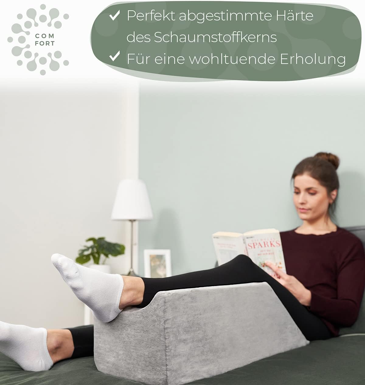 Welbi - terapeutický žilní polštář pro uložení nohou ze studené pěny