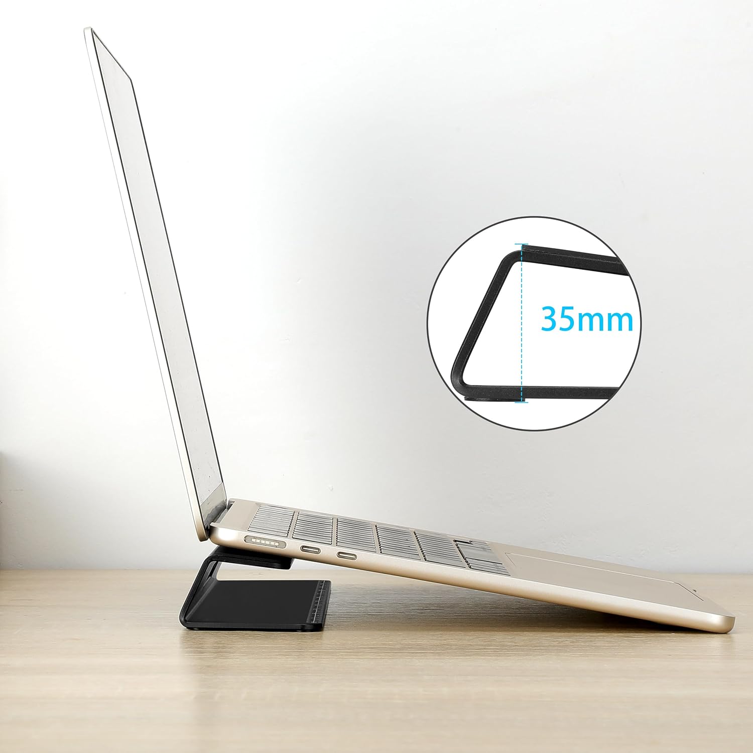 Sitek - Ergonomický chladicí stojan na notebook hliníkový - kompatibilní s MacBook a všemi notebooky