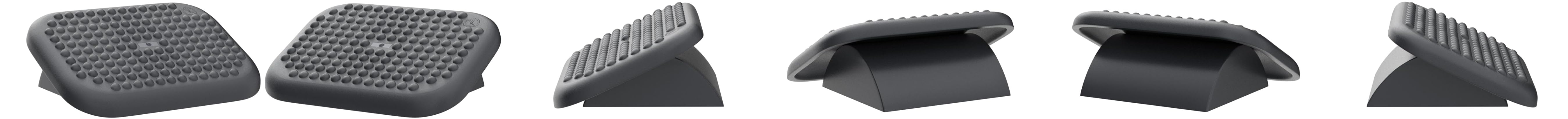 Ergonomická podnožka pod nohy Premium - výškově nastavitelná/sklon od 0° do 15°