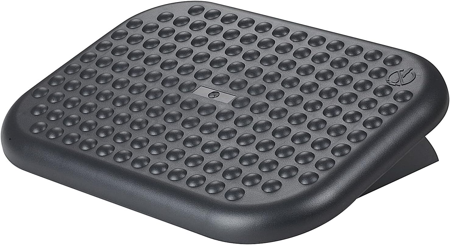 Ergonomická podnožka pod nohy Premium - výškově nastavitelná/sklon od 0° do 15°