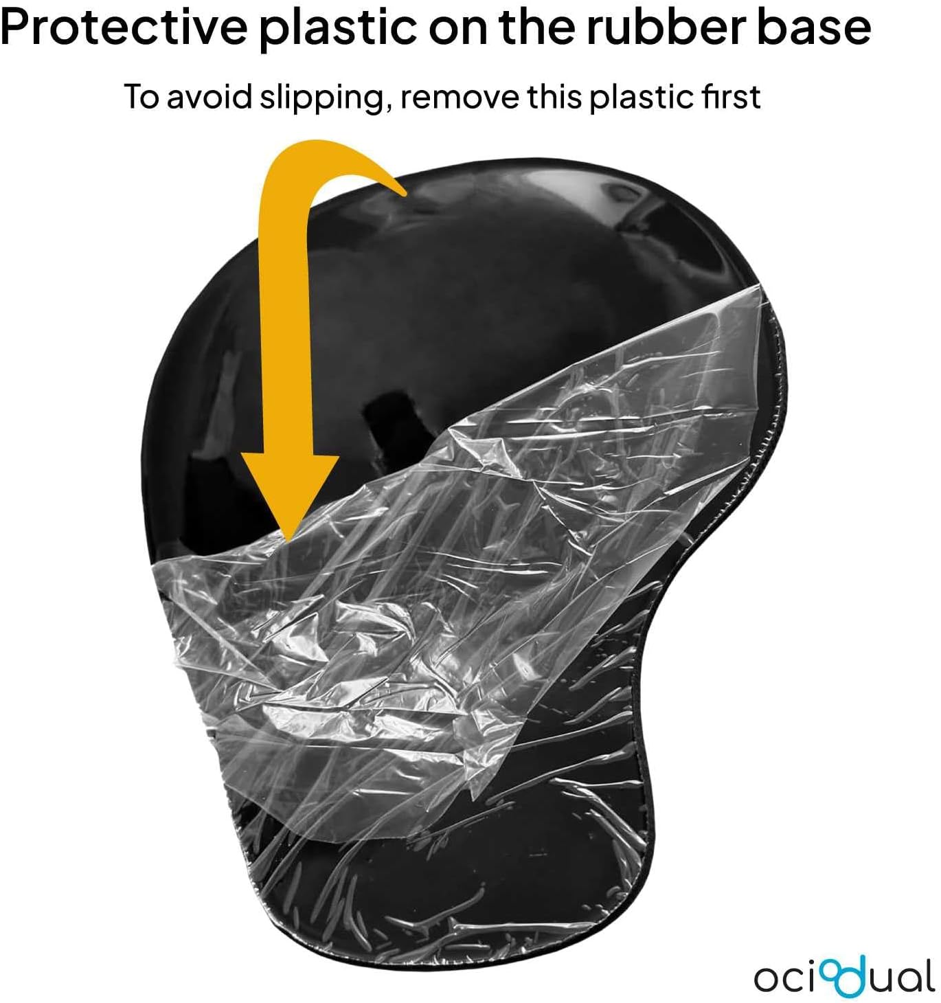 Ocdual - ergonomická podložka pod myš s opěrkou zápěstí s gelovou podporou