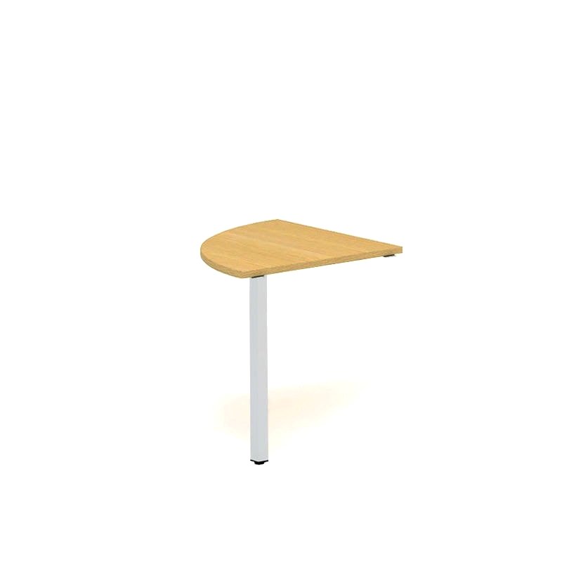 Propojovací prvek ALFA 100 včetně nohy pro stoly široké 80 cm