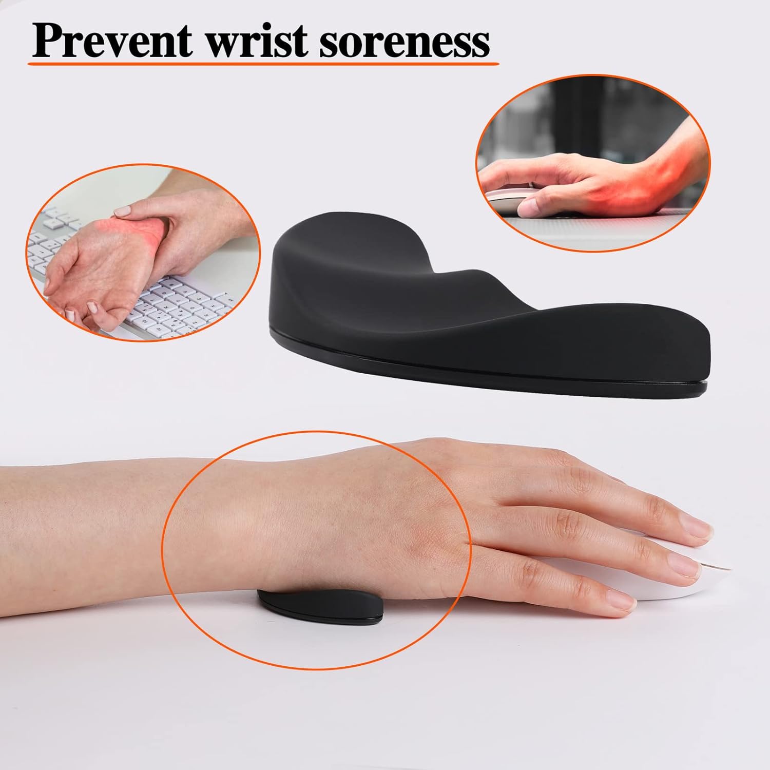 Sliver - ergonomicky tvarovaná podložka pod zápěstí