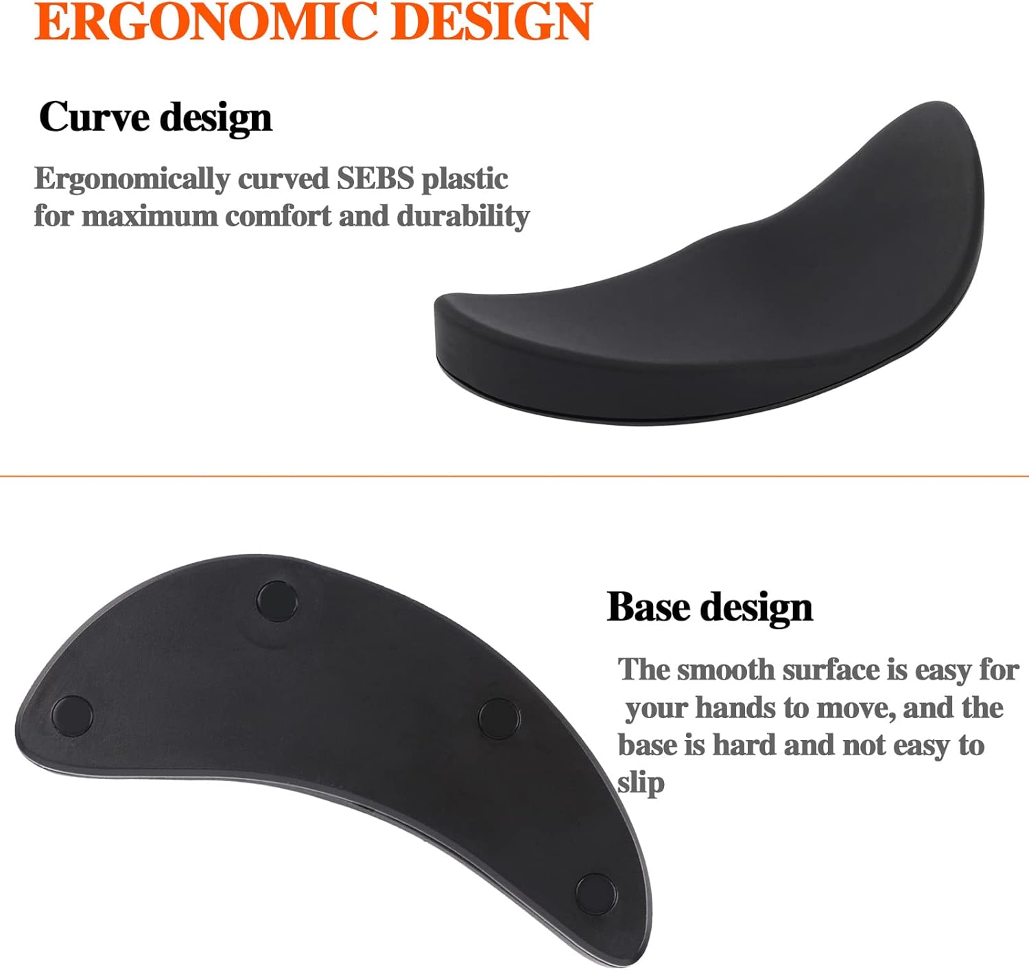 Sliver - ergonomicky tvarovaná podložka pod zápěstí
