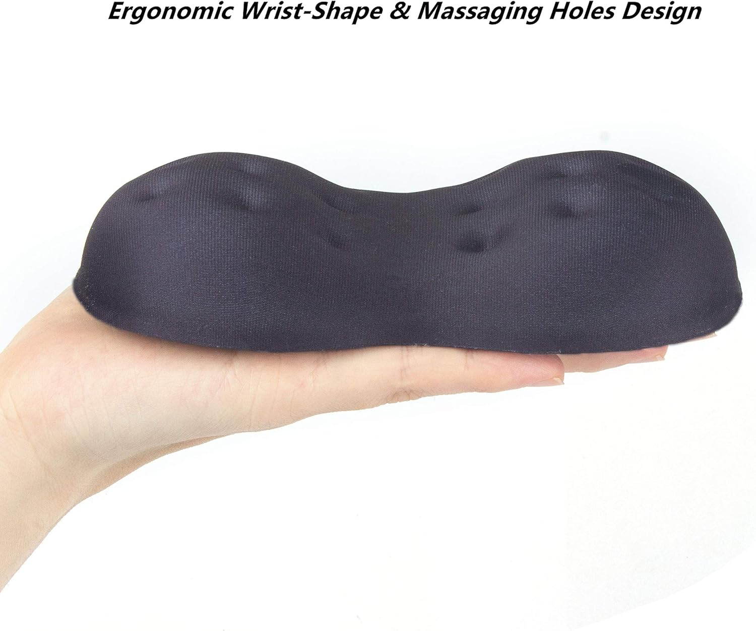 Brila Deluxe - velká ergonomická podložka pod zápěstí z paměťové pěny