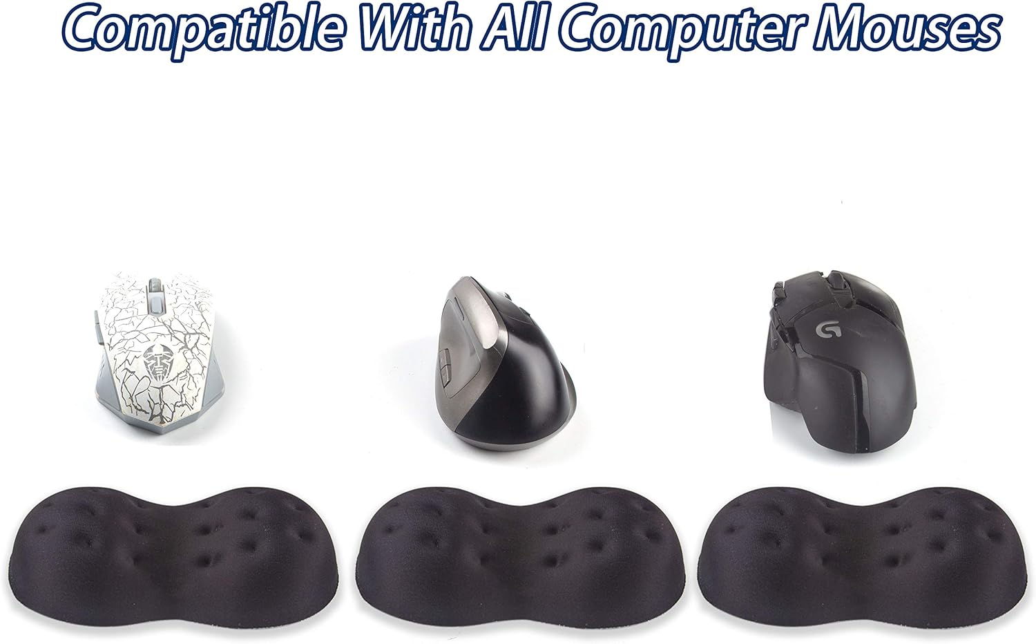 Brila Deluxe - velká ergonomická podložka pod zápěstí z paměťové pěny