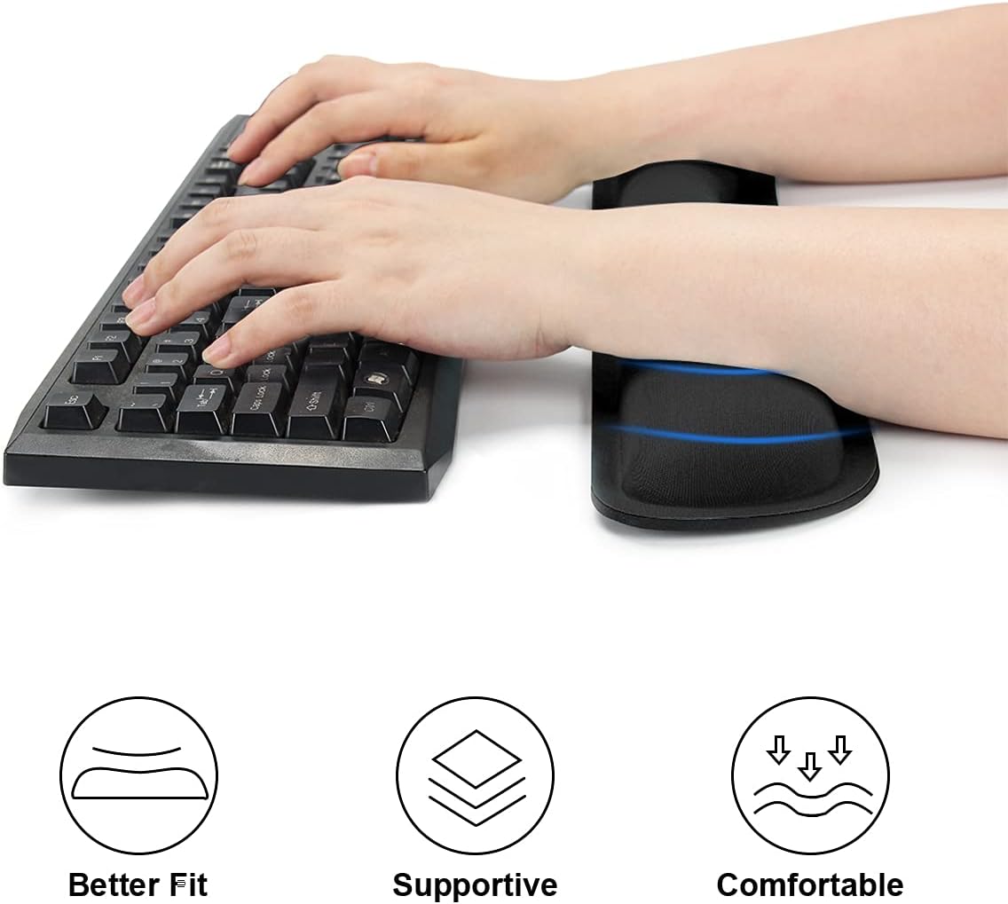 Aule - ergonomická podložka před klávesnici z paměťové pěny