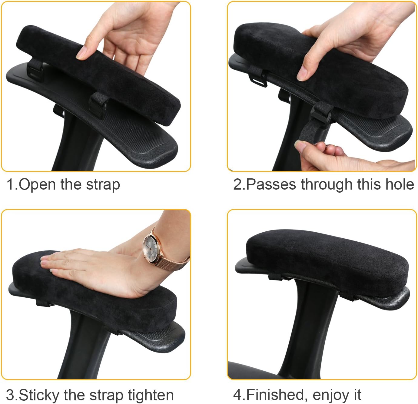Bally - 2 kusy ergonomických područek ze studené pěny