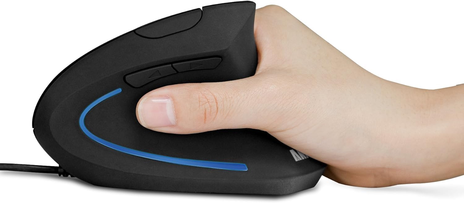 Anker - vertikální ergonomická myš - USB kabel, 5 tlačítek