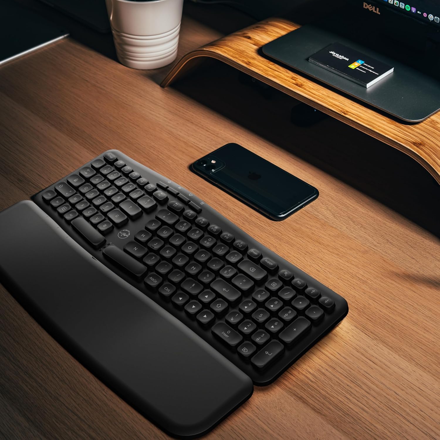 Mobility Lab - ergonomická bezdrátová klávesnice s magnetickou opěrkou zápěstí