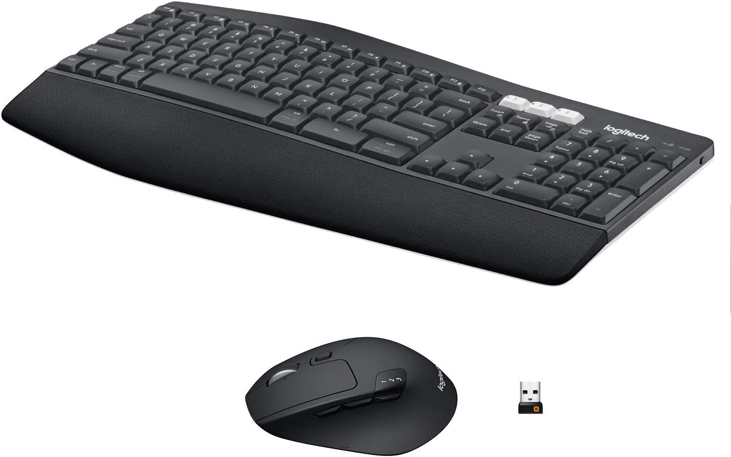 Logitech Performance - ergonomická bezdrátová sada myši s klávesnicí
