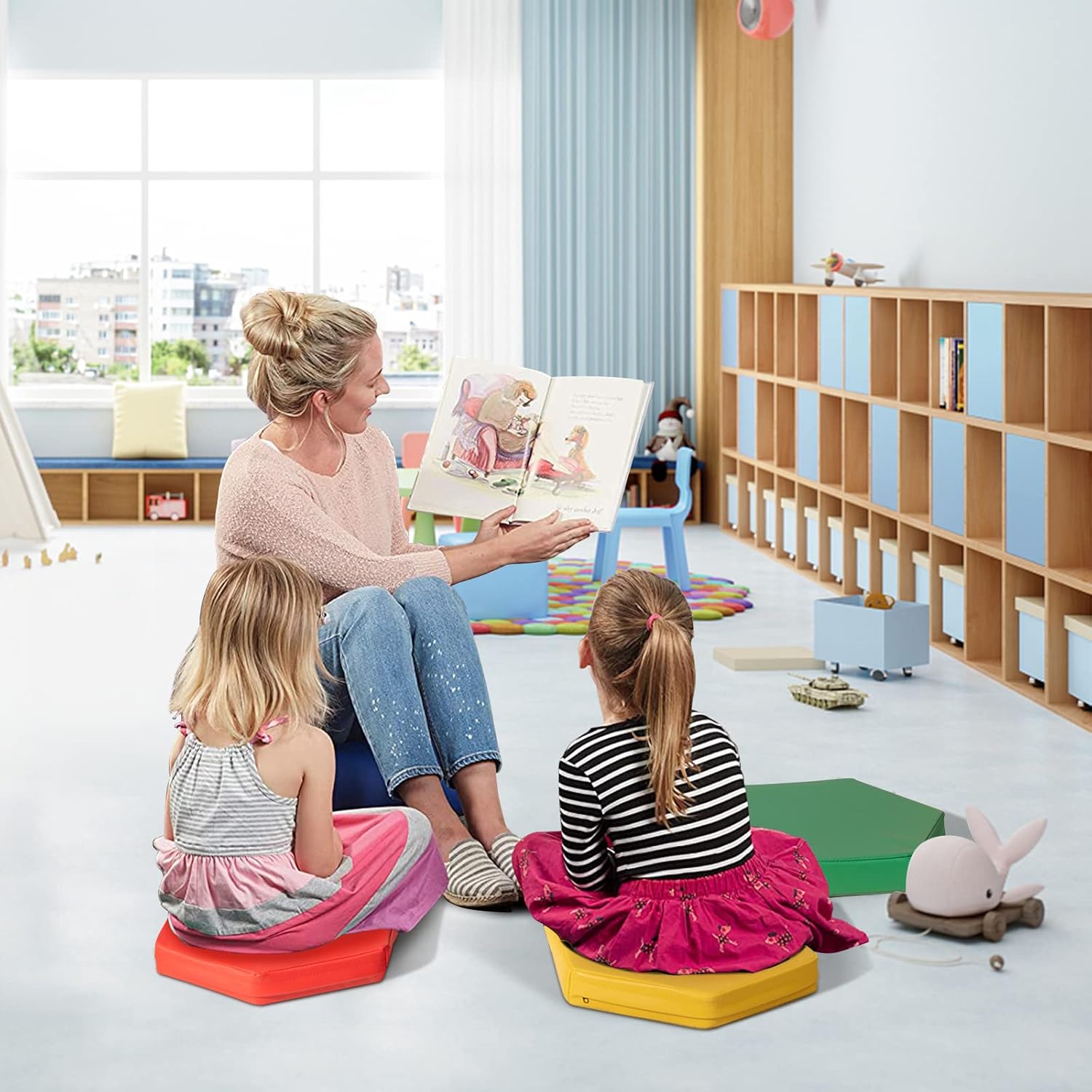 Drema - sada 6 terapeutických podsedáků s rukojetí ze studené pěny