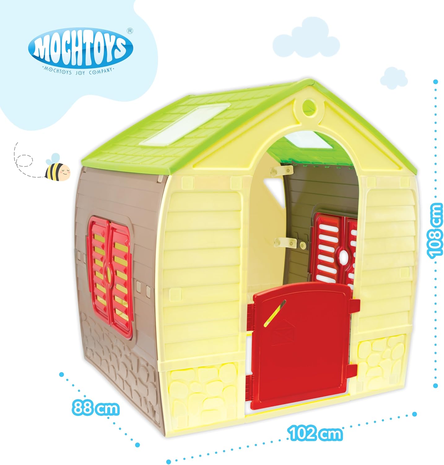 Mctoys - Domeček pro děti na zahradu se zvířecími motivy