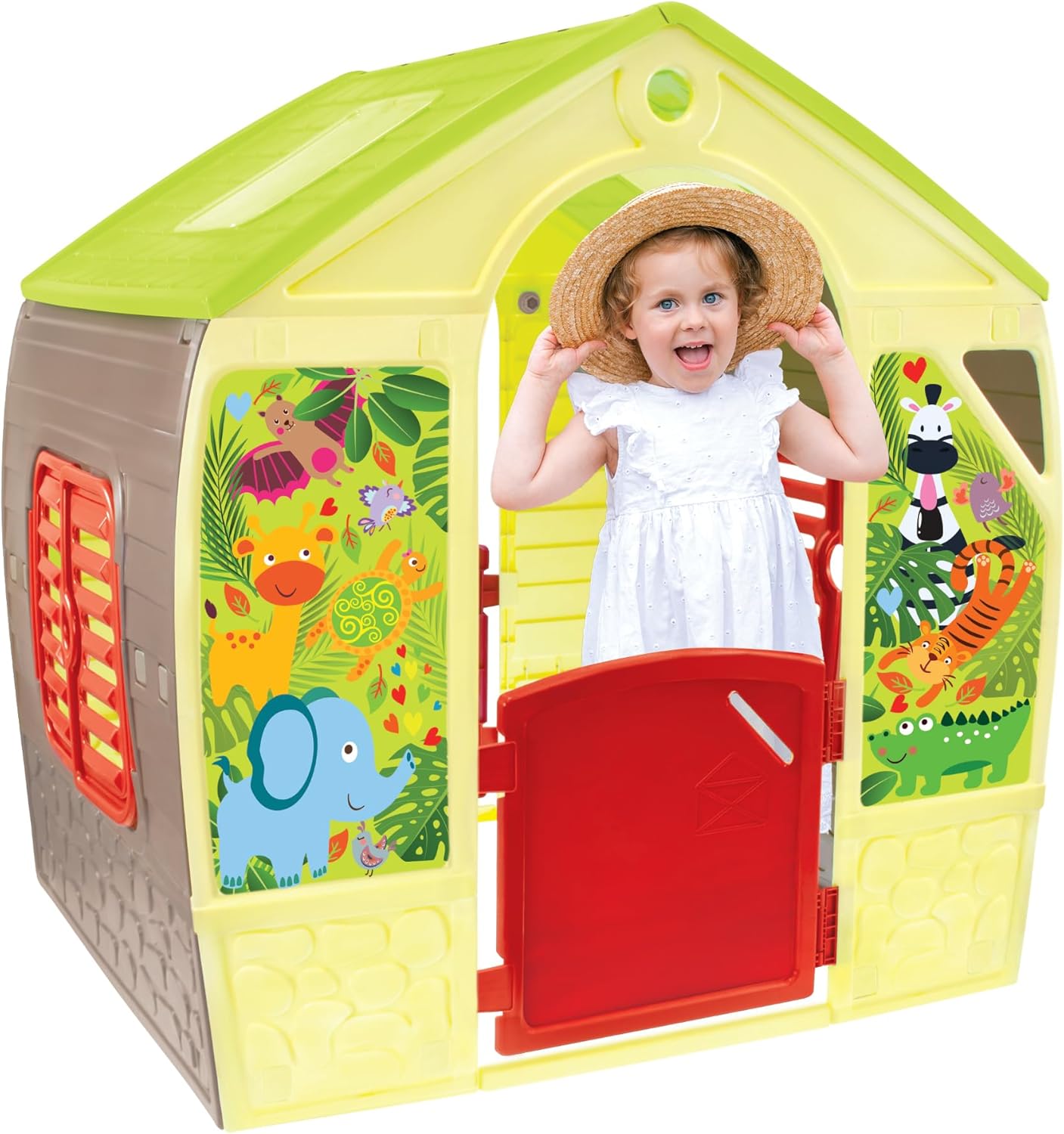 Mctoys - Domeček pro děti na zahradu se zvířecími motivy