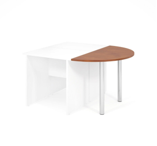 Jednací prvek LENZA včetně nohou pro stůl široký 2×60 cm