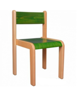 Školní dětská židle polo-mořená zelená ( velikost : 26,30,34,38cm )
