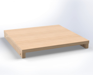Čtvercová police MIKI PLUS 40 cm