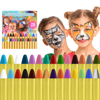 Aco color - barvy na obličej a tělo na dětský karneval - 28 kusů
