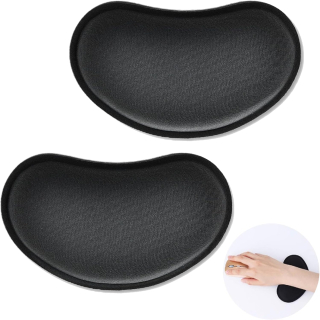 Sada 2 ergonomických podložek pod zápěstí z paměťové pěny